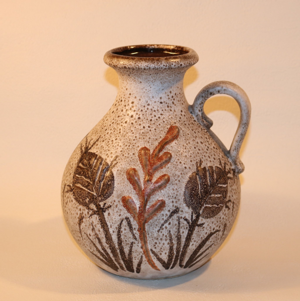 Scheurich Vase / 495-20 / 1980s / WGP West German Pottery / Ceramic Design